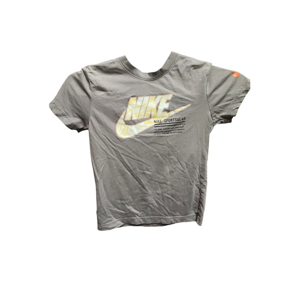 Nike Other - Nike Sportswear Kids Grey Graphic T-Shirt Size 7 6-7 Years L823-G3F